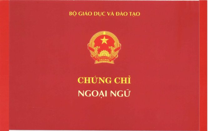 CHỨNG CHỈ A